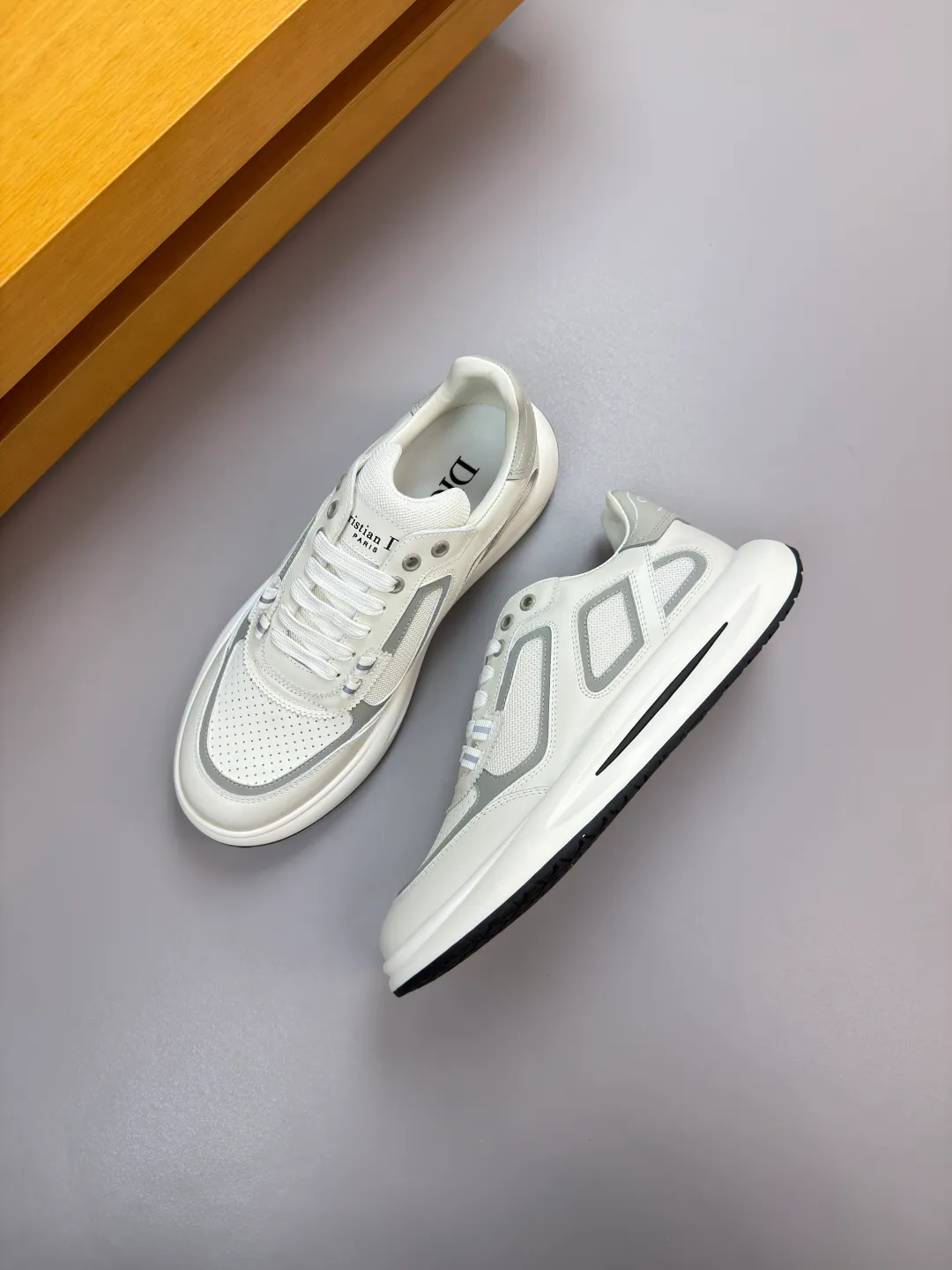 [Dior] Dior P780 men's shoes 💰 - High-end quality original order·Casual sports shoes - Upper: 🔝Nappa calfskin, perforated calfskin, brand high mercerized canvas, tongue. Heel. Silk screen high frequency brand logo - Inner: water-dyed cowhide, foot pad; brand canvas - Outsole: ultra-light TPU. Rubber foam; two-color molded outsole -Ultra-high quality control·Fine workmanship: outstanding (high-end·nobility·grade) -Size: 39-44 (38, 45, can be customized)·DR0181